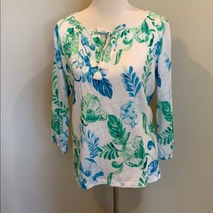 NWT Tommy Bahama Watercolor Knit Blouse
